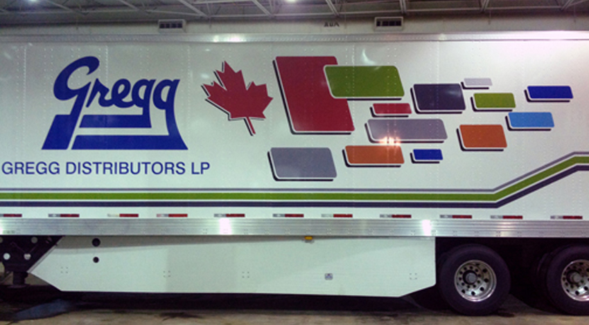 Semi Trailer Wrap Close-Up